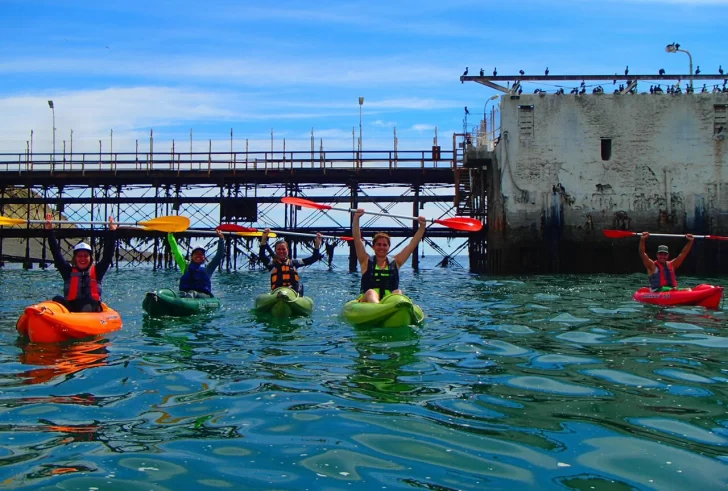 El club Náutico de Caleta Olivia continúa con los talleres de iniciación al kayak