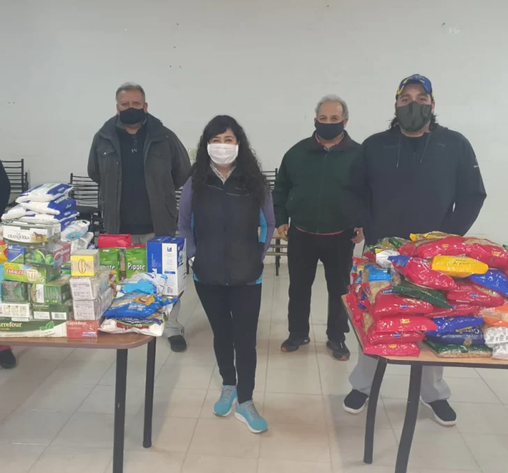 La Federación de Uniones Vecinales de Caleta Olivia recolectó alimentos para sectores vulnerables