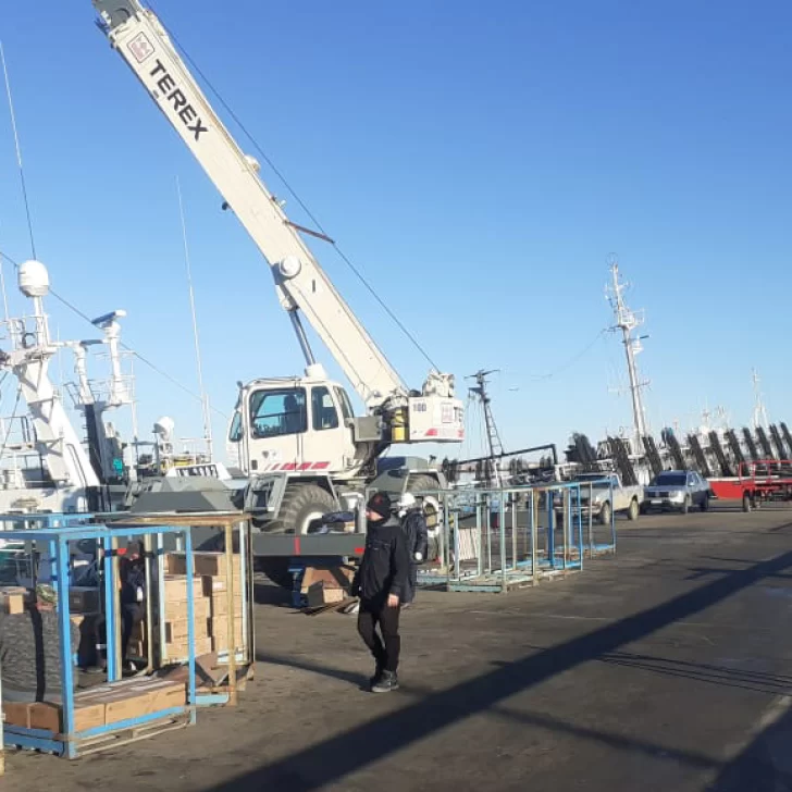 Zafra langostinera: puerto a todo ritmo y 400 puestos de trabajo