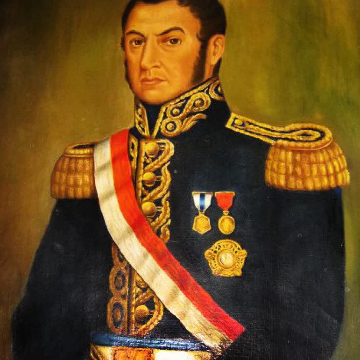 El comisario Aravena le dedicó un poema al general San Martín El comisario Aravena le dedicó un poema al general San Martín