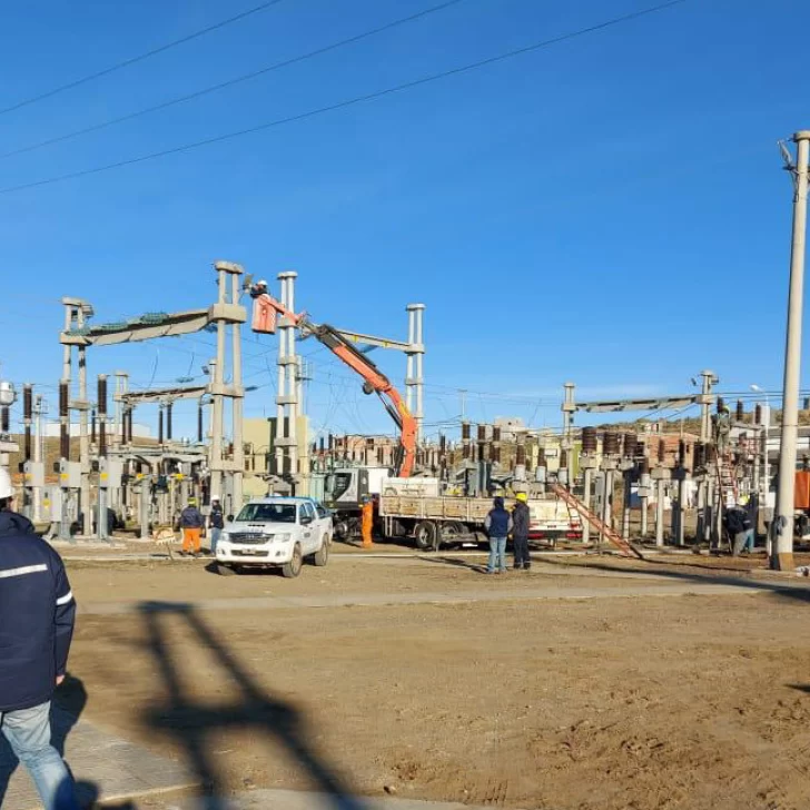 Una obra largamente esperada en Caleta Olivia: la línea de 132 kv ya entrega energía