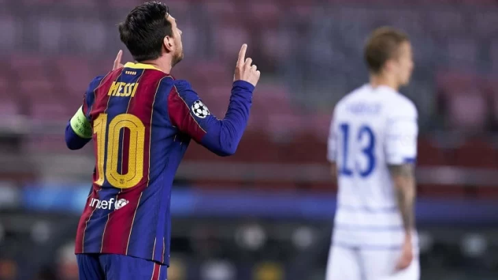 Con un gol de Messi, Barcelona ganó por 2 a 1 a Dinamo Kiev