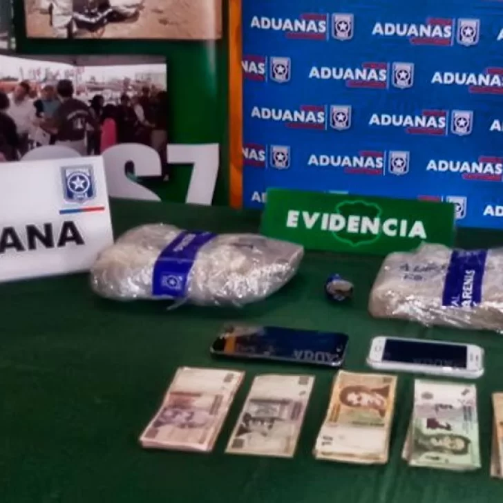 Monte Aymond: descubrieron a camionero argentino con 2 kilos de droga