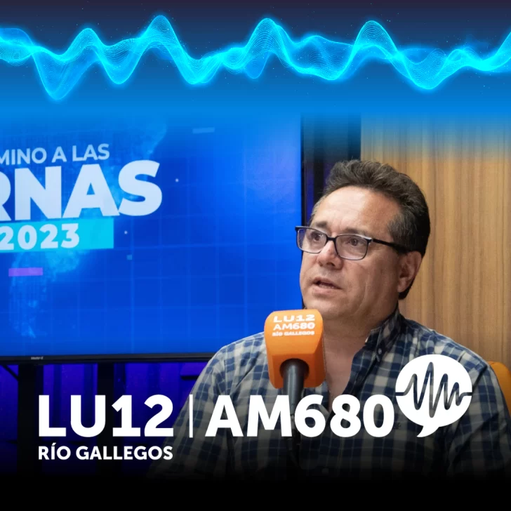 Mauricio Neira candidato a Intendente de Rio Gallegos en los Estudios de LU12 AM68