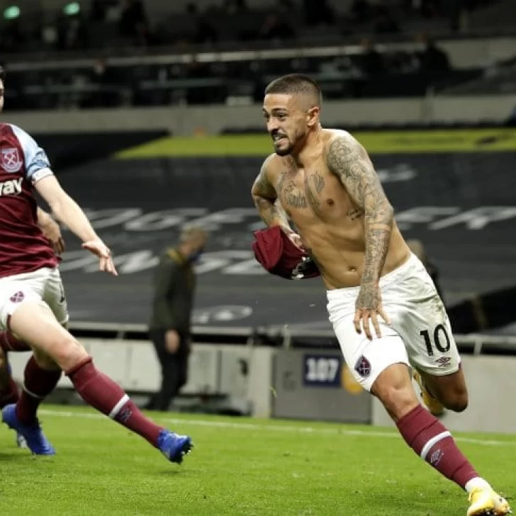 Video. Manuel Lanzini empató sobre el final con un golazo y le amargó la victoria al Tottenham en el clásico de Londres Video. Manuel Lanzini empató sobre el final con un golazo y le amargó la victoria al Tottenham en el clásico de Londres