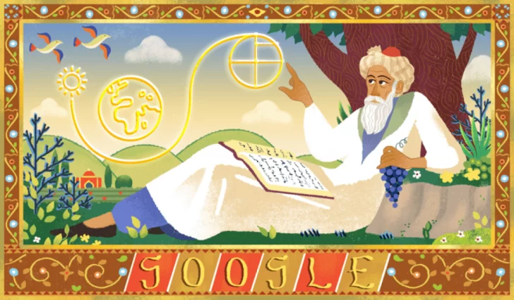 Google recuerda a Omar Khayyam, poeta y matemático al que le debemos las fracciones y un calendario casi perfecto