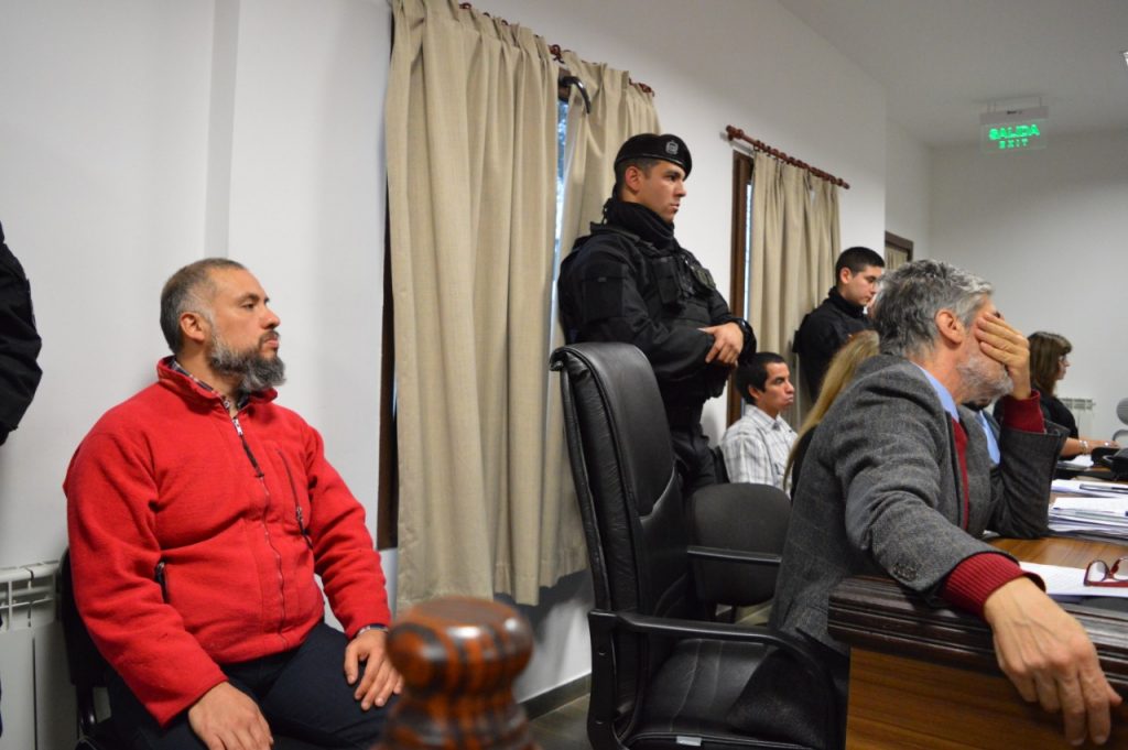  Óscar Biott durante el primer juicio. FOTO: LA OPINIÓN AUSTRAL