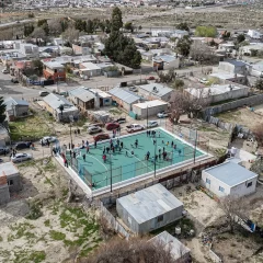 Luque inauguró el playón del barrio Rodríguez Peña: “Estas obras representan una ciudad más pacífica para nuestros hijos”