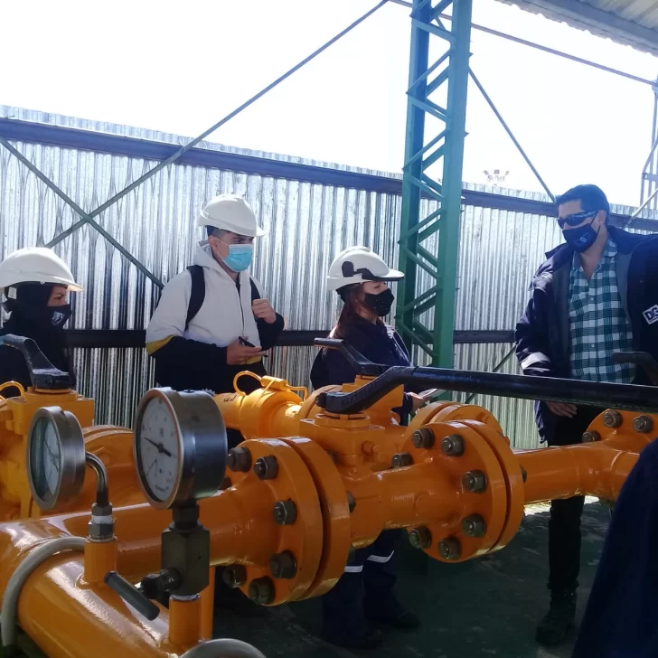 Prácticas profesionalizantes: estudiantes del Industrial 5 de Río Turbio visitaron la planta de Distrigas