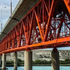 Vialidad Nacional reprograma trabajos en el puente sobre el río Santa Cruz