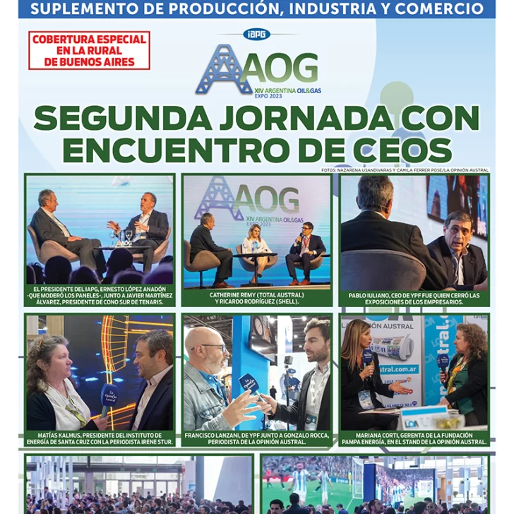 Tapa Especial: Encuentro de CEOs en la segunda jornada de la Expo Argentina Oil & Gas 2023