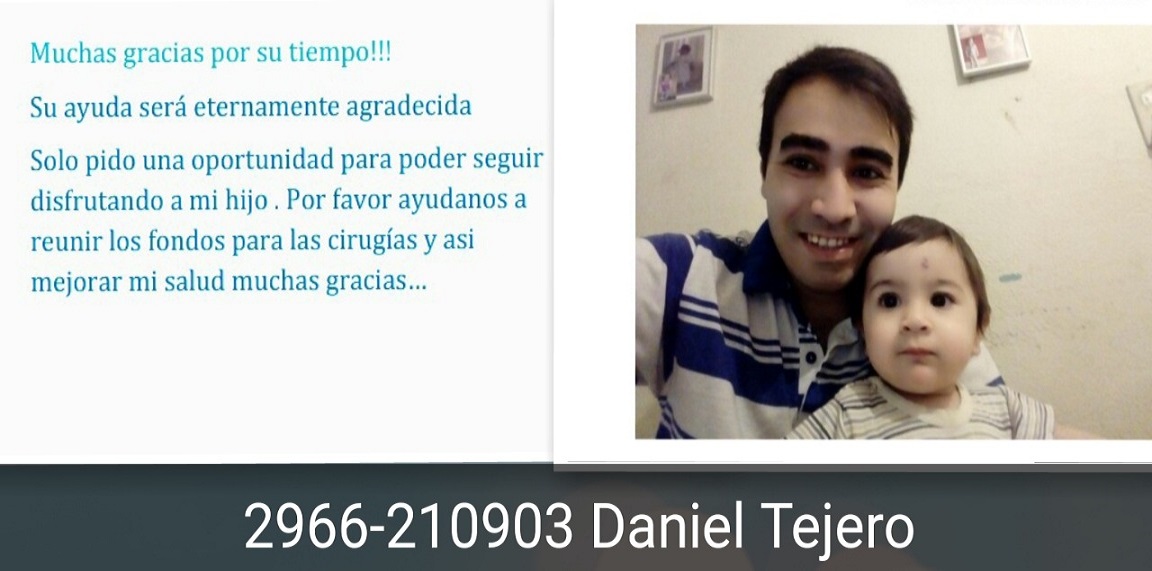 Daniel tiene rinosinusitis y necesita urgente reunir fondos para cubrir sus dos operaciones