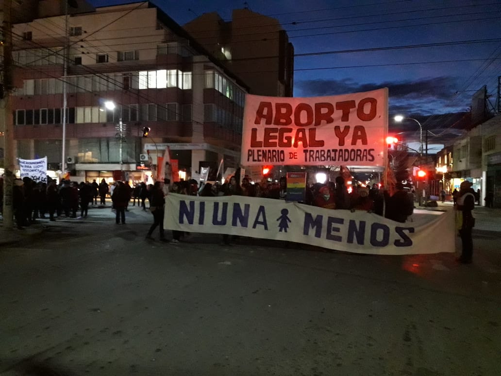 Rio Gallegos marchó por #NiUnaMenos