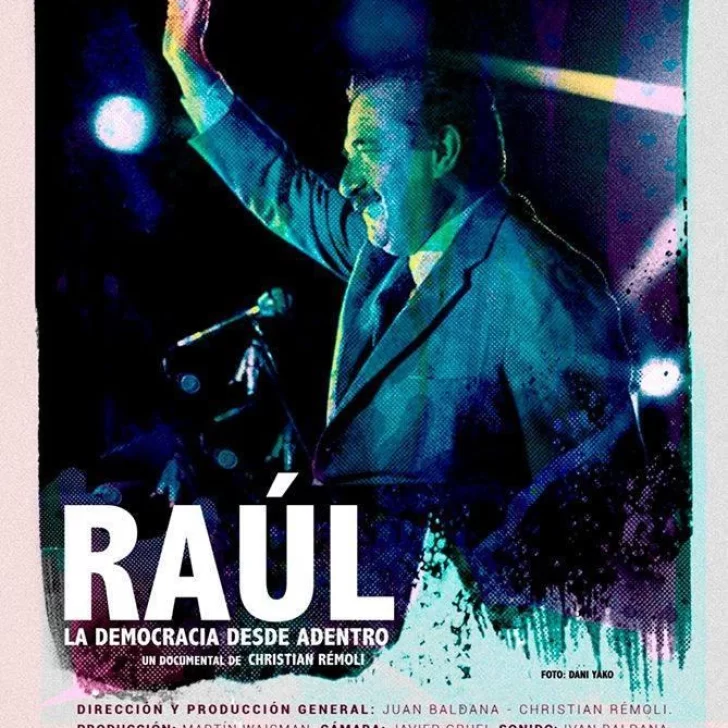 Hoy es el estreno online de “Raúl, la democracia desde adentro”, el film que relata la vida Alfonsín