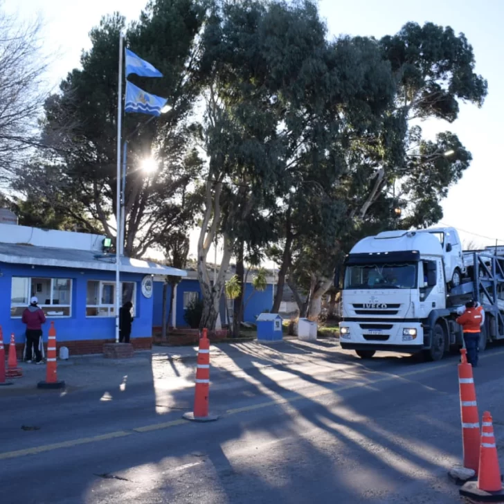 Limitan el paso entre Chubut y Santa Cruz sólo para transportes de carga