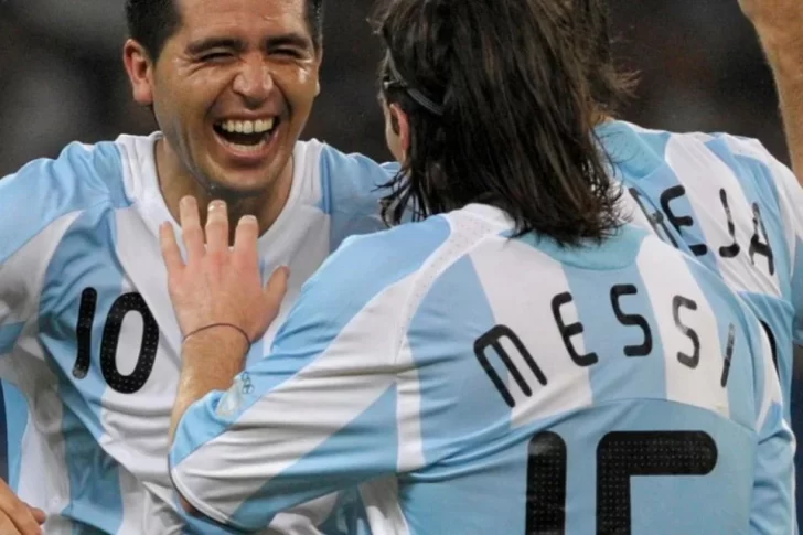 Cumpleaños de Lionel Messi y de Juan Román Riquelme