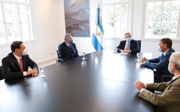 Alberto Fernández recibió a los gobernadores de Jujuy, Mendoza y Corrientes