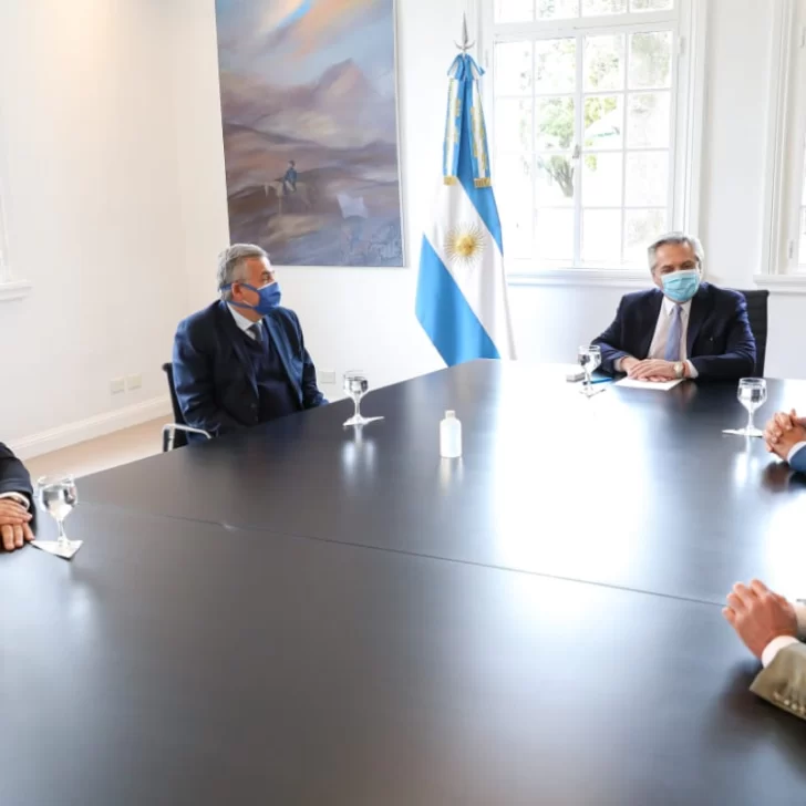 Alberto Fernández recibió a los gobernadores de Jujuy, Mendoza y Corrientes