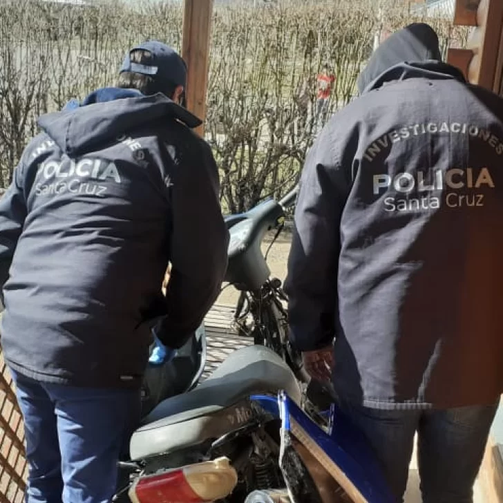 Hallaron una moto robada hace más de un mes y su “dueña” es la única sospechosa