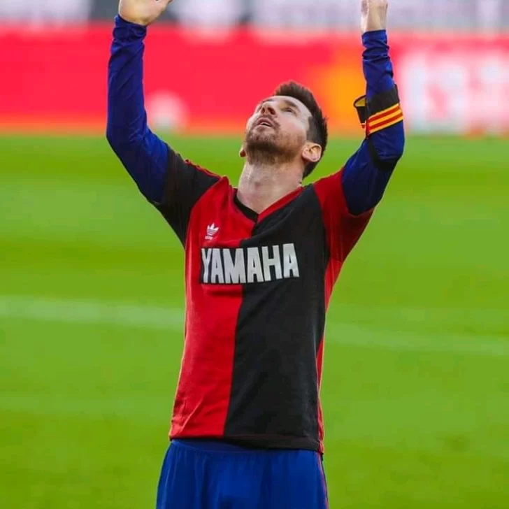 Histórico festejo: Leo Messi clavó un golazo y se lo dedicó a Diego Maradona con la camiseta de Newell’s Histórico festejo: Leo Messi clavó un golazo y se lo dedicó a Diego Maradona con la camiseta de Newell’s