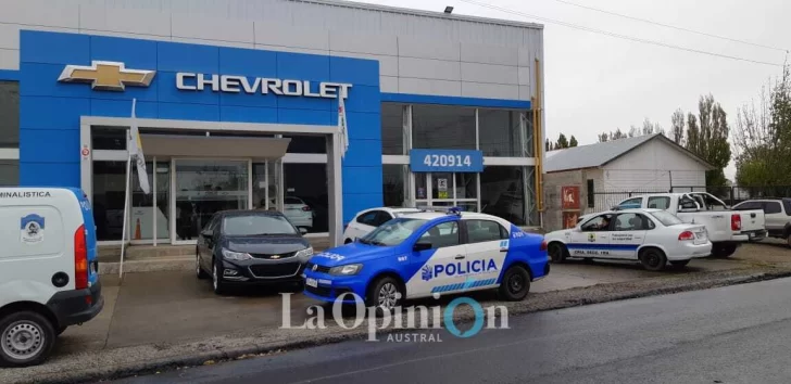 Boqueteros robaron la concesionaria de Chevrolet en Río Gallegos