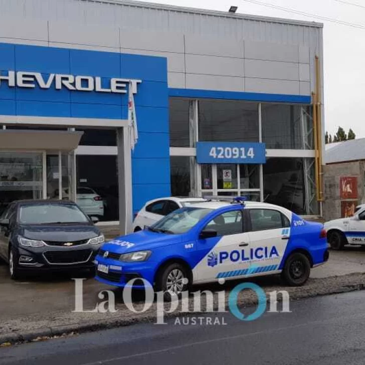 Boqueteros robaron la concesionaria de Chevrolet en Río Gallegos
