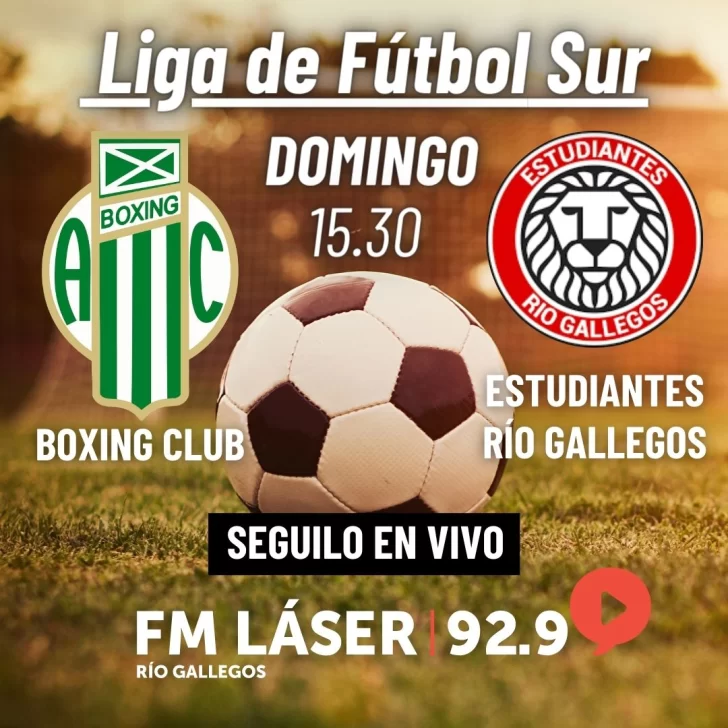 Radio y fútbol: ¡Boxing-Estudiantes RG por FM LASER 92.9!