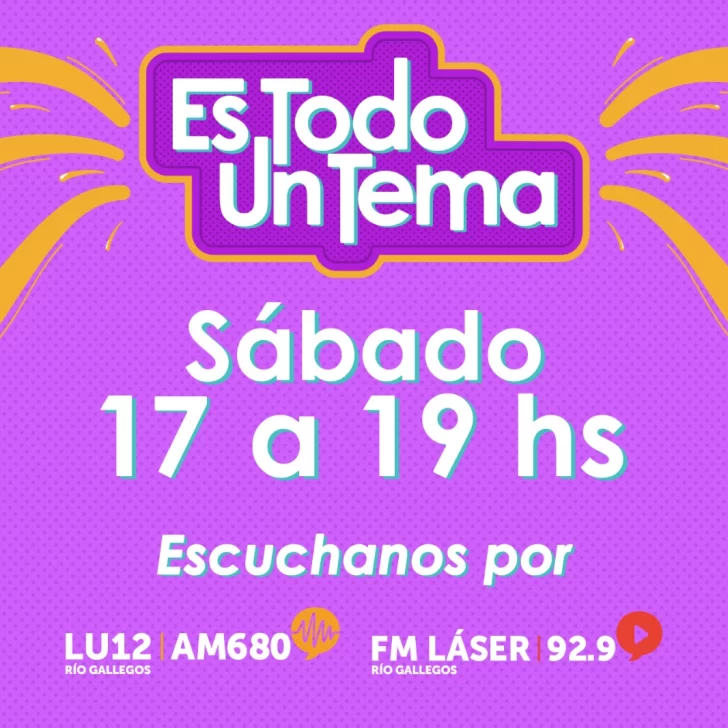 Llega “Es todo un tema”, el nuevo programa de LU12 y FM Láser