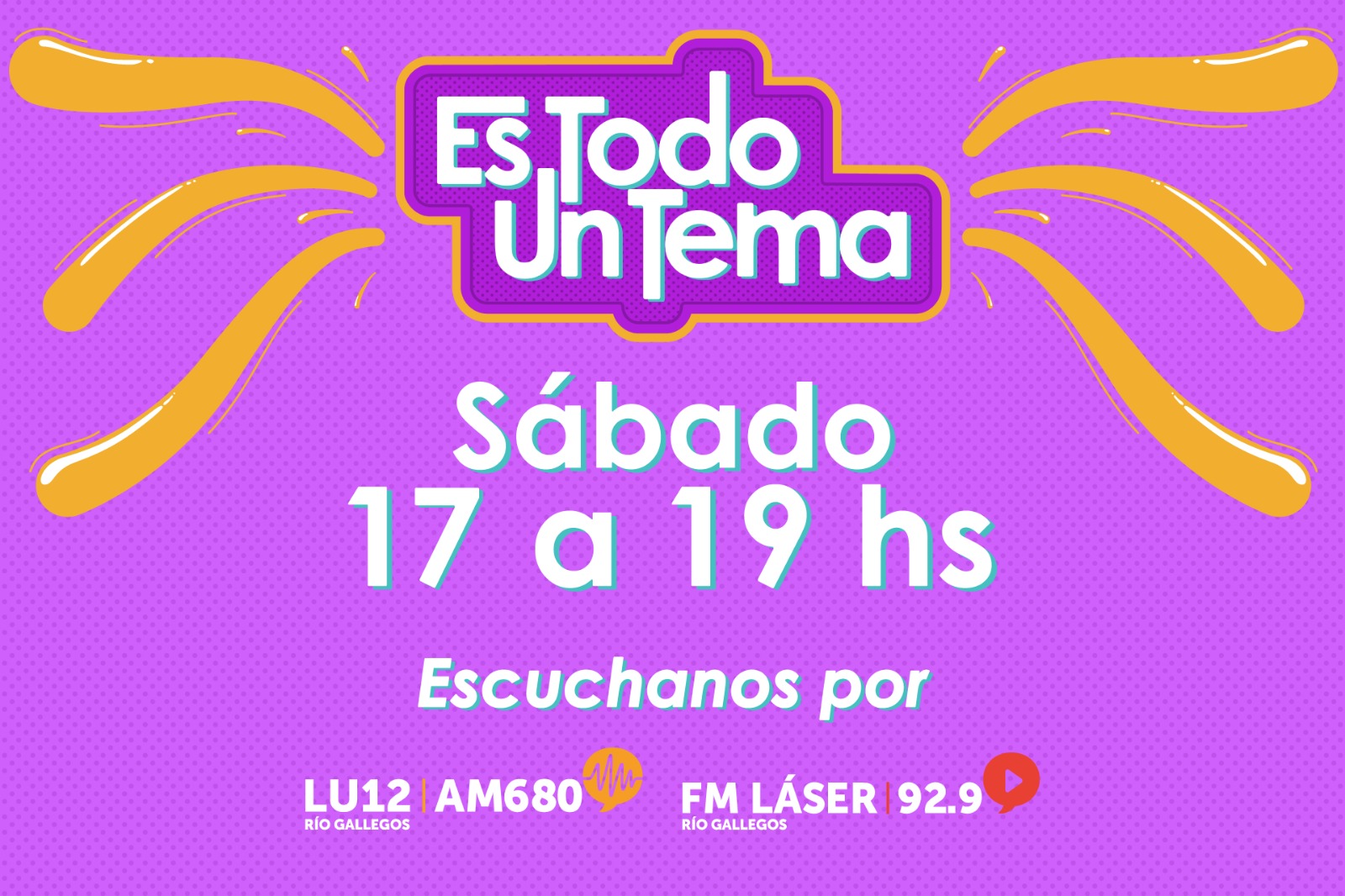 Llega “Es todo un tema”, el nuevo programa de LU12 y FM Láser