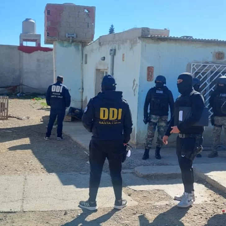 Allanamiento: el ladrón había desarmado la hormigonera que fue robada en una casa deCaleta Olivia