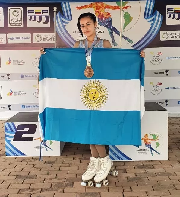 Video. Bronce panamericano: la emocionante actuación de la patinadora Abril Ortega en la pista de Guayaquil