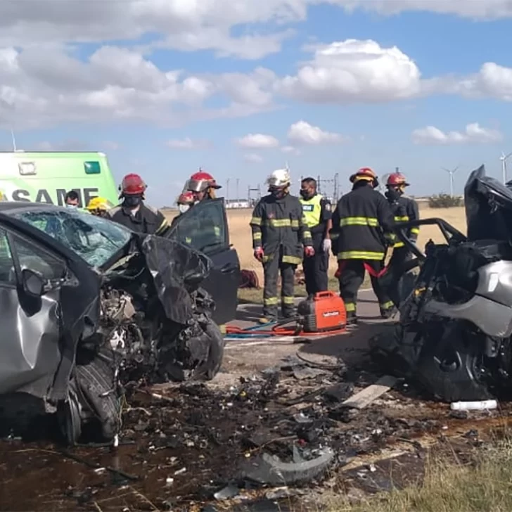 Fatal choque en Ruta 3: una mujer de Río Gallegos y una familia de Comodoro fallecidas