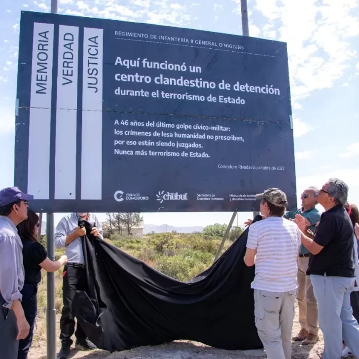 Señalizaron un predio de Comodoro Rivadavia donde funcionó un centro clandestino de detención durante la dictadura