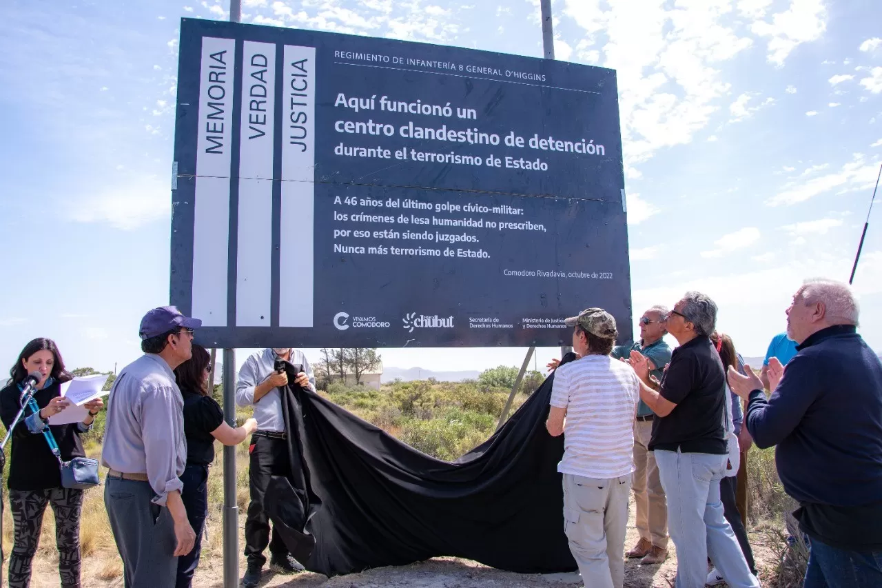 Señalizaron un predio de Comodoro Rivadavia donde funcionó un centro clandestino de detención durante la dictadura
