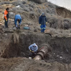 Corte de agua en Río Gallegos: se rompió una válvula en el acueducto y anticipan que se verá afectado el suministro