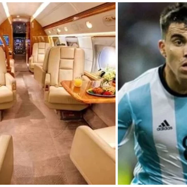 El neuquino Marcos Acuña está entre los jugadores que volverán al país en el avión de Messi