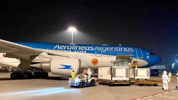 El avión de Argentina se encuentra en el aeropuerto de Moscú