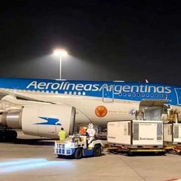 El avión de Argentina se encuentra en el aeropuerto de Moscú