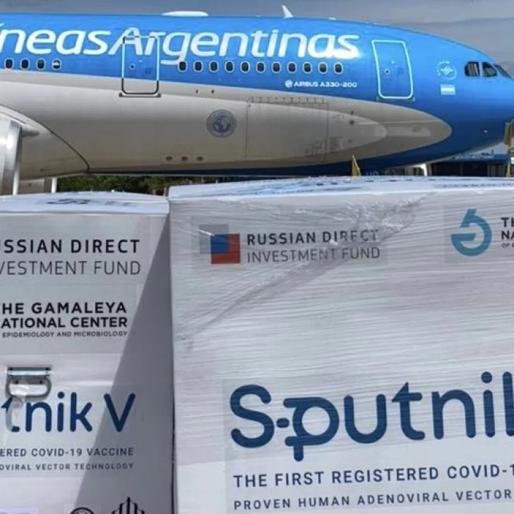 Arriba un nuevo vuelo con un lote de 500 mil vacunas Sputnik V