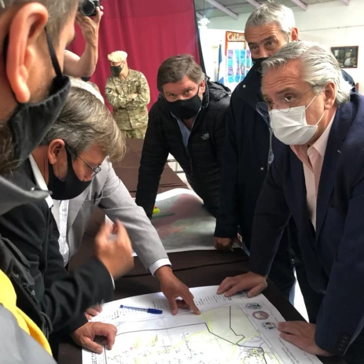 Incendios en Chubut: Alberto Fernández trabaja junto a los intendentes de la comarca andina