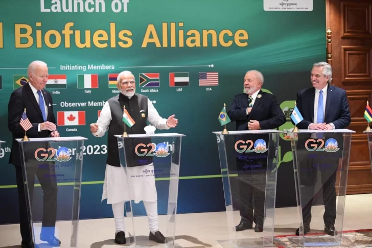 Alberto Fernández participó del lanzamiento de la Alianza Global de Biocombustibles