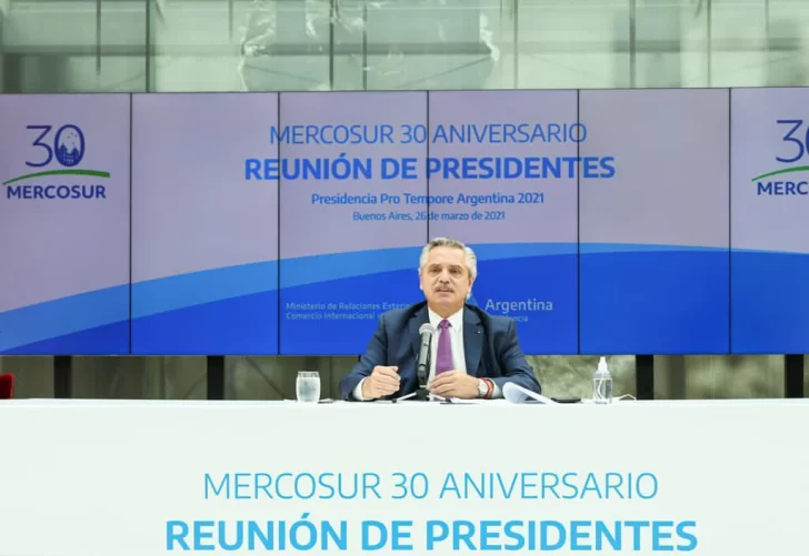 Alberto Fernández definió como “invaluable” el apoyo del Mercosur a reclamos de soberanía sobre las Malvinas