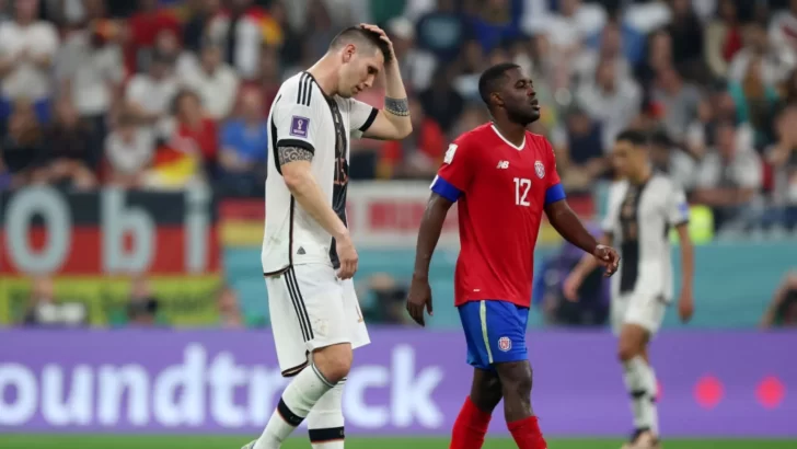 Alemania, nuevamente eliminado en fase de grupos del Mundial: mirá los goles vs. Costa Rica