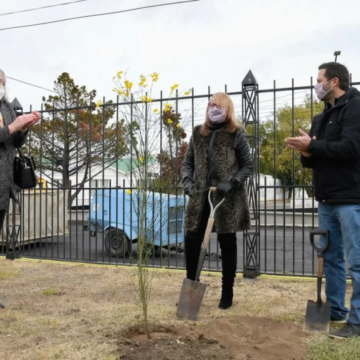 Alicia Kirchner plantó un árbol por los 30.000 desaparecidos en la dictadura