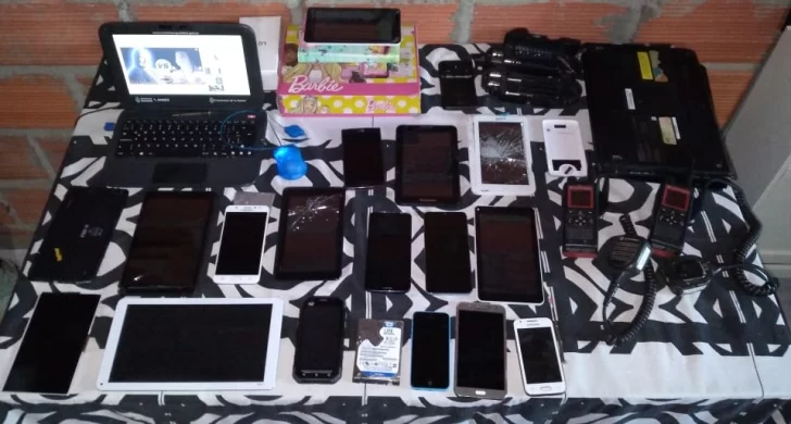 Las Heras: secuestraron celulares, notebooks y televisores que habían sido robados en Neuquén