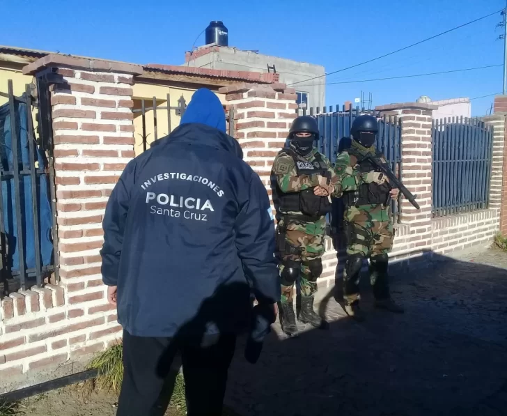 Pico Truncado: Se efectuaron 4 allanamientos para recuperar objetos robados