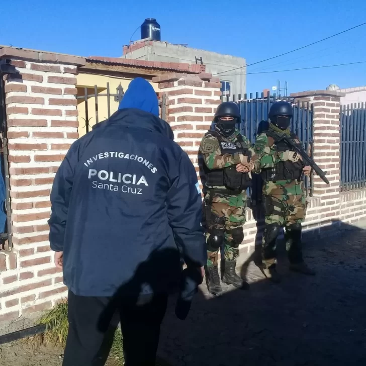 Pico Truncado: Se efectuaron 4 allanamientos para recuperar objetos robados