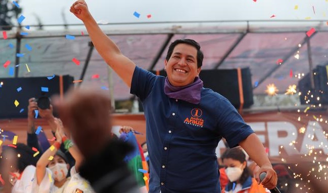 Con Arauz, el correísmo lidera escrutinio en Ecuador aunque habrá balotaje