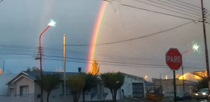 Fotogalería: el arcoiris cubrió el cielo de Río Gallegos