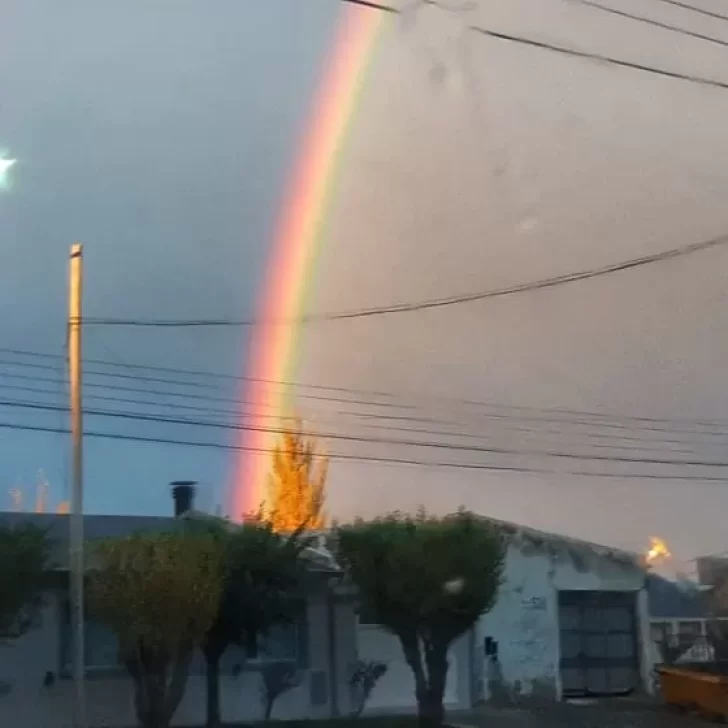 Fotogalería: el arcoiris cubrió el cielo de Río Gallegos